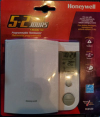 Programmable Thermostat Honeywell, RLV430, 5-2 Day, $50
