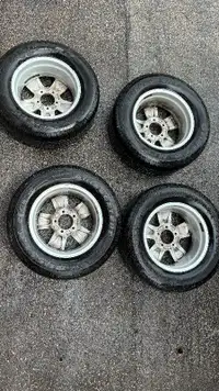 4 Toyota OEM 5x150 Rims with Bridgestone Dueller H/T tires