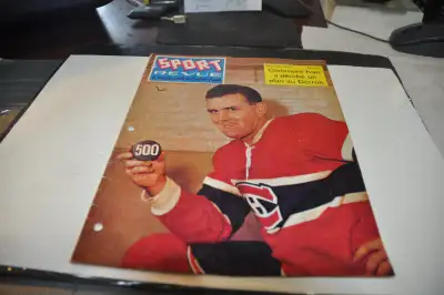 sport revue magazine hockey november 1957 maurice richard mtl ca, View more