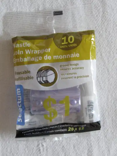 new package for loonie also including half a package of plastic hooks-see photo Only $1 for this lit...