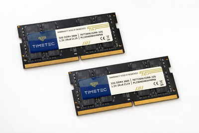 32GB DDR4 Laptop RAM 2666MHz SODIMM PC4-21300 – 2 Sticks, View more