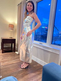 Cocktail Silver dress 
