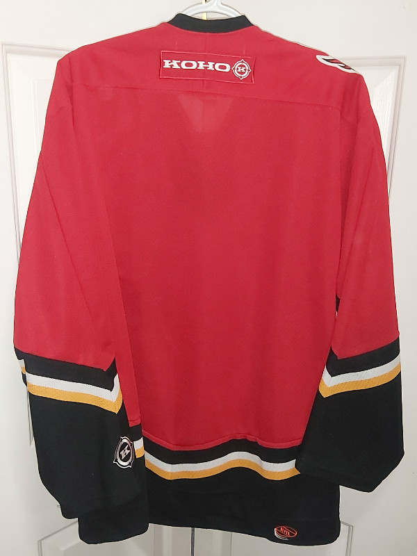 Calgary Flames jersey - Oliwa autographed jersey in Arts & Collectibles in Red Deer - Image 2