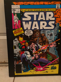 Star Wars Marvel Comic Cover #7 Wall  Print Decoration