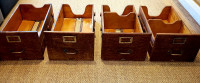 ANTIQUE file cabinet drawers (set of 4)