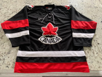 2 Team Canada World Jr's Hockey Jerseys