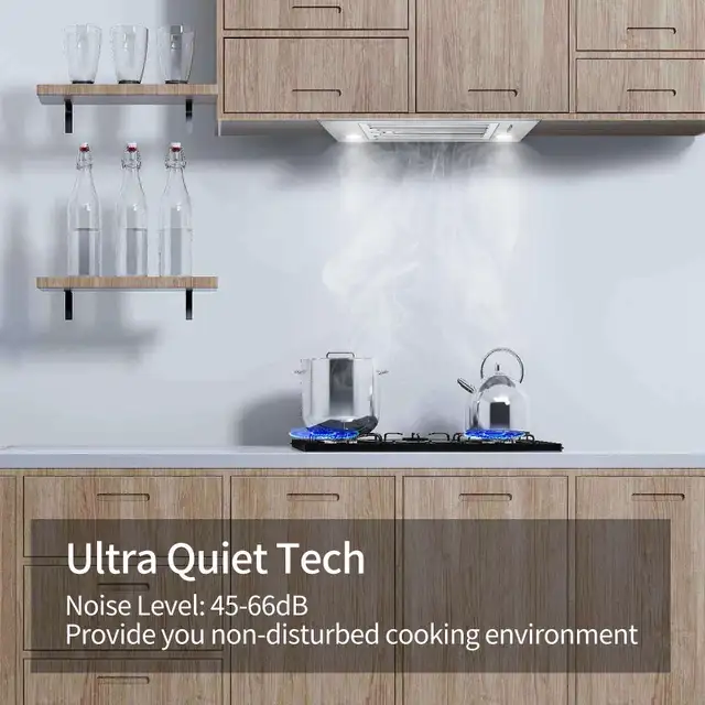Zomagas Range Hood Insert 24” - Built in Kitchen Hood - 600 CFM in Stoves, Ovens & Ranges in Markham / York Region - Image 4