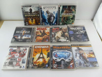 Lot 11 Jeux Playstation 3 PS3 Battlefield Uncharted Tom Clancy