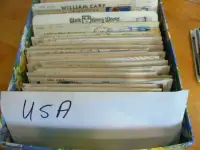 POST CARDS WITH STAMPS WORLDWIDE