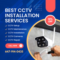 CCTV Camera Installation in Residential & Commercial
