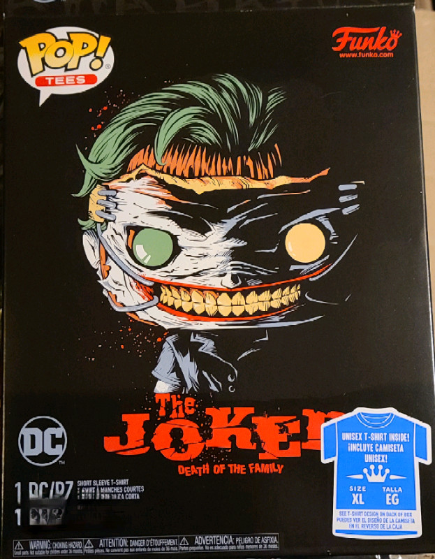 The Joker Death in the Family Funko Pop! Tees XL in Men's in Calgary