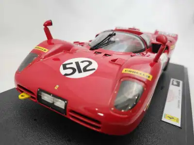 Ferrari 512 S Rosso Corsa Nick Mason Pink Floyd 1:18 Hot Wheels, View more