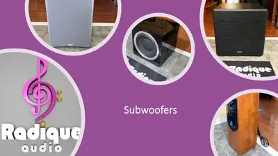 Radique Multi-Ad - 39 Subwoofers Available, View more