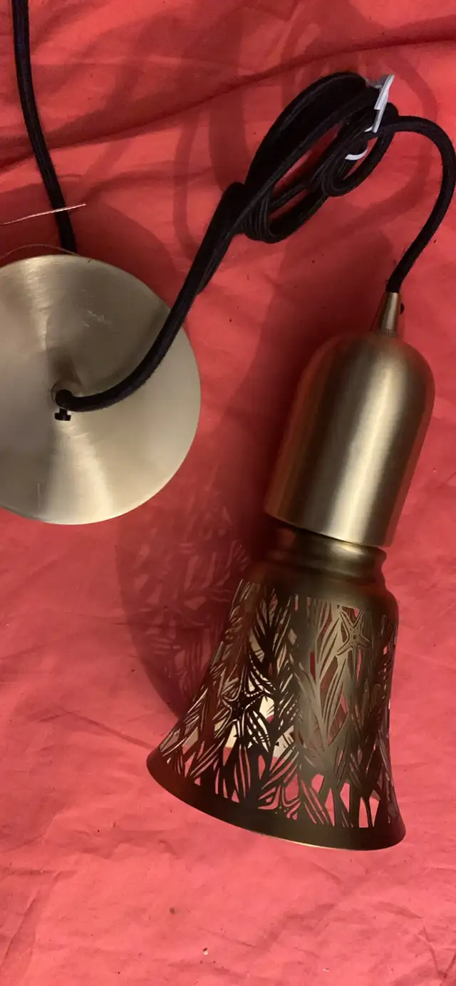 Light Fixture Vintage Industrial Flower Ceiling Hanging Lamp. in Indoor Lighting & Fans in City of Toronto - Image 4