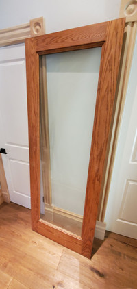 French Door Wood and Glass