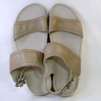 FitFlop POSITANO Tan Women's Back-Strap Sandals US Sz 9 UK Sz 7