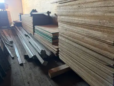 REDUCED. Hardboard panels for shelf units or hobby projects, View more