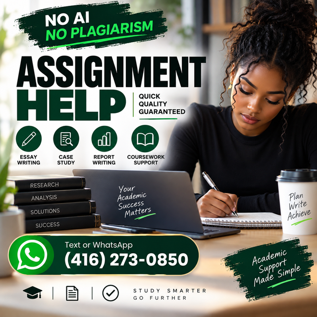 NO AI PLAGIARISM ASSIGNMENT HELP, QUICK & QUALITY GUARANTEED