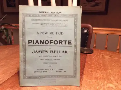 Partition musicale A NEW method for the PIANOFORTE James bellak, View more