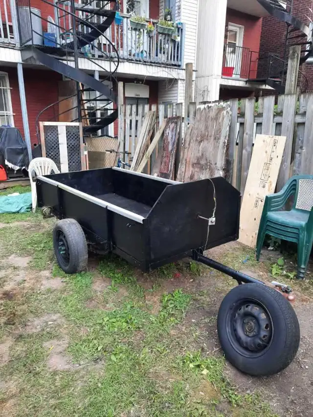 Trailer wood ,1 axle $675.0 nego in Cargo & Utility Trailers in City of Montréal - Image 3