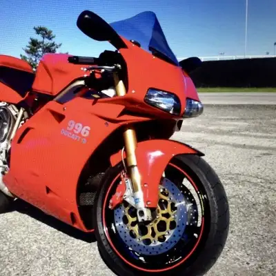 Red front fender Ducati factory Original 996 Monster 1098 848 1198 streetfighter may fit other model...