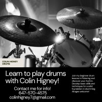 Private Drum Lessons in Pickering