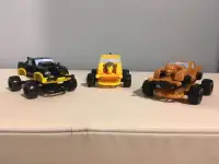 Set of Kinder Egg Maxi Big Cat Toy Trucks