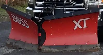 2018 Boss 8'2" poly v blade used for personal use on my property open to $$ offers. TRADES considere...