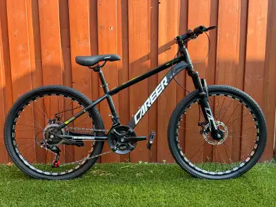 Career 26 Inch Mountain Bike 21 Speed Balck and green, View more
