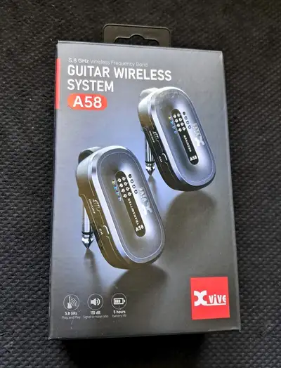 Xvive A58 Guitar Wireless System 5.8GHz, View more