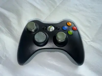 Microsoft Xbox 360 Wireless Controller - Black - working, View more