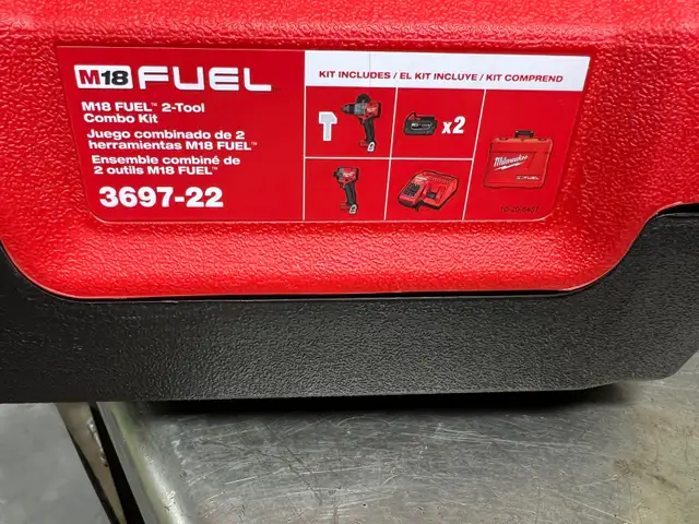 Milwaukee tool drill driver fuel case charger in Power Tools in Kawartha Lakes - Image 3