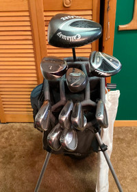 GOLF CLUBS/ Ladies CALLAWAY Irons & Driver ( R hand )