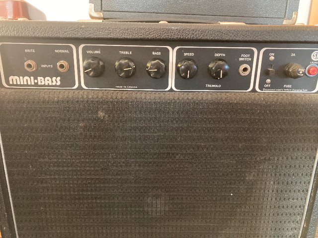 Garnet Mini Bass Vintage Tube Combo Bass Guitar Amp in Amps & Pedals in Whitehorse - Image 2
