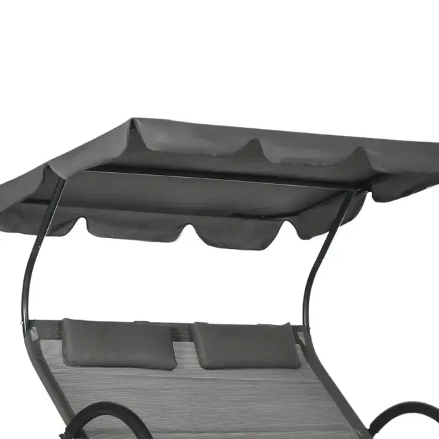 Double Outdoor Patio Chaise Lounge Chair, Patio Sun Lounger in Patio & Garden Furniture in Markham / York Region - Image 6