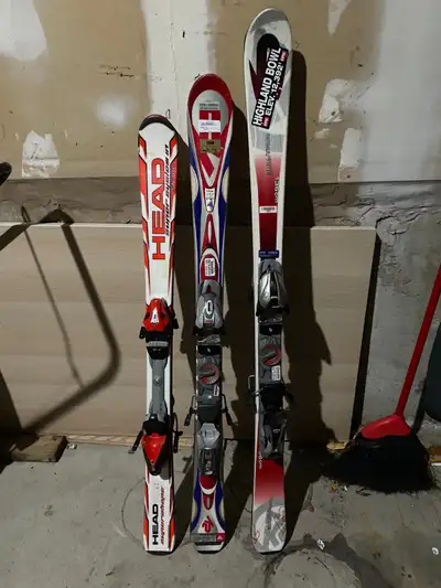 I have 3 used downhill skis with bindings. ***SOLD**136cm K2 Comanche skis with Marker bindings Sell...
