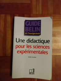 Guide Belin de l'enseignement Une didactique pour les sciences