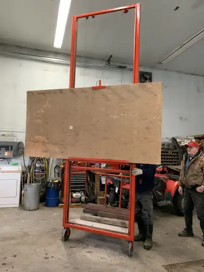 Can be used as a fork lift. Can be demonstrated for potential buyer. This unique drywall lift can be...