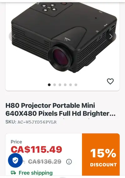 H80 PROJECTOR, View more
