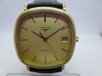 VINTAGE 1980s LONGINES 950 DATE GOLDPLATED `MENS DRESS WATCH