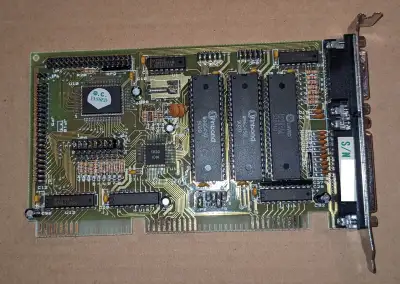 Vintage 16-Bit ISA Multi IO Card IDE, Floppy, Serial, Parallel, View more