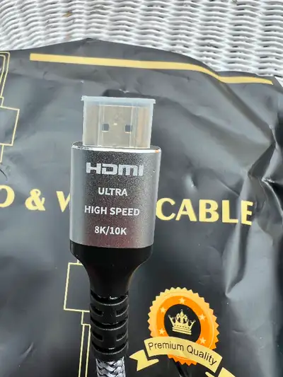 25 pieds Câble HDMI 8K 2.1 48Gbps, HDMI 2.1 Cordon Tressé HDMI, View more
