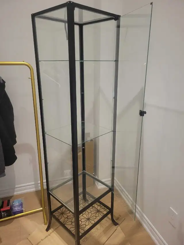 Glass Display Cabinet - three shelf in Hutches & Display Cabinets in City of Toronto - Image 4