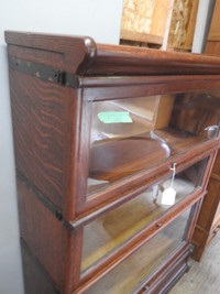 antique barrister bookcases, restored