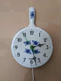 Caravelle on Limoges porcelain wall clock