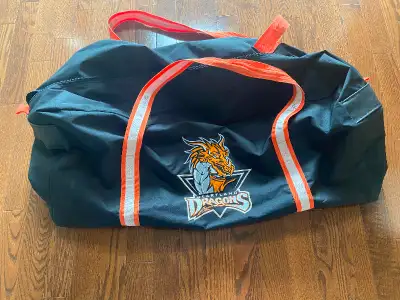 2 Used Heartland Dragons Hockey Bags