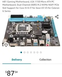 Motherboard, for gaming , *new*