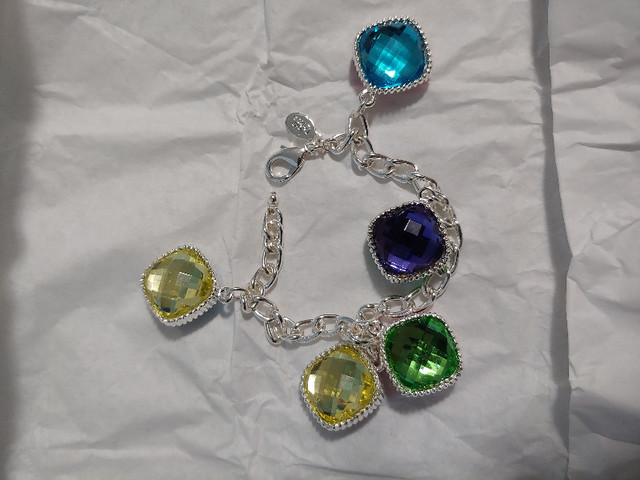 Joan Rivers Interchangeable Bracelets Silver in Jewellery & Watches in Saskatoon - Image 2