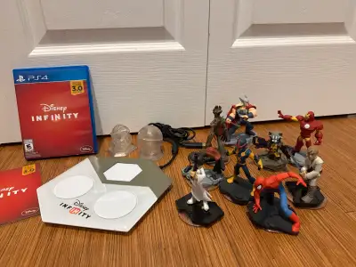 Disney Infinity PS4 3.0 edition game, console and figures, View more