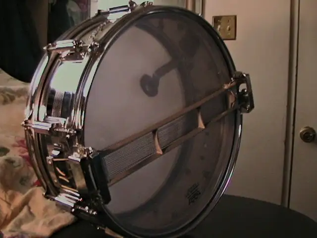 CIRCA 1964 "7"LINE "ROGERS DYNASONIC" HEAVY BRASS CUSTOM BUILT in Drums & Percussion in Windsor Region - Image 5